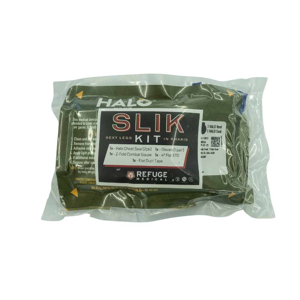 Refuge Medical SLIK Kit Vacuum Sealed First Aid Kit
