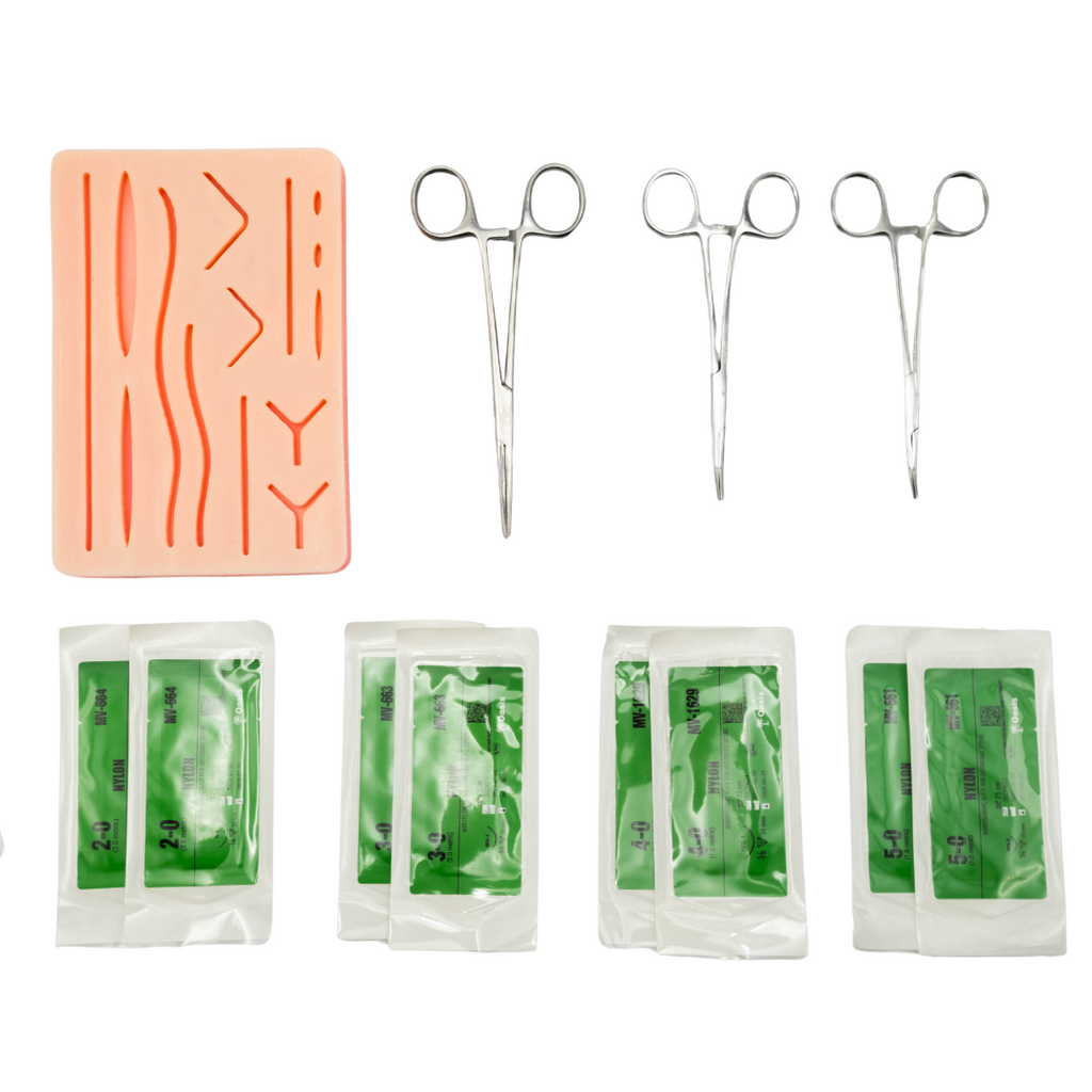 Practice Suture Kit components included