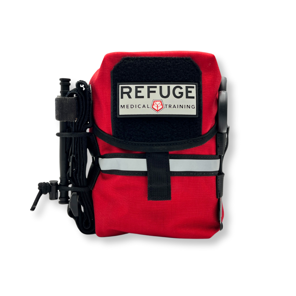 Refuge Medical BikerFAK First Aid Kit - Red