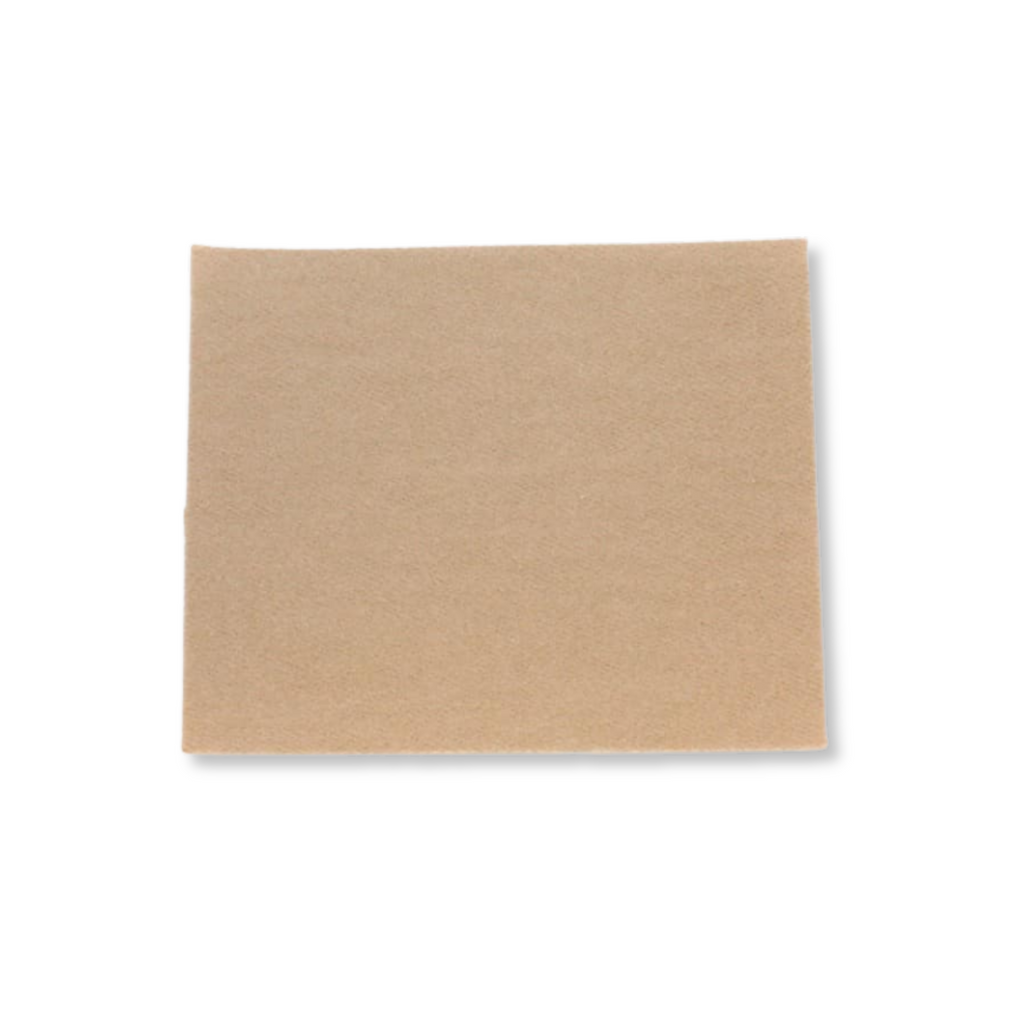 Rectangular piece of Moleskin on a white background