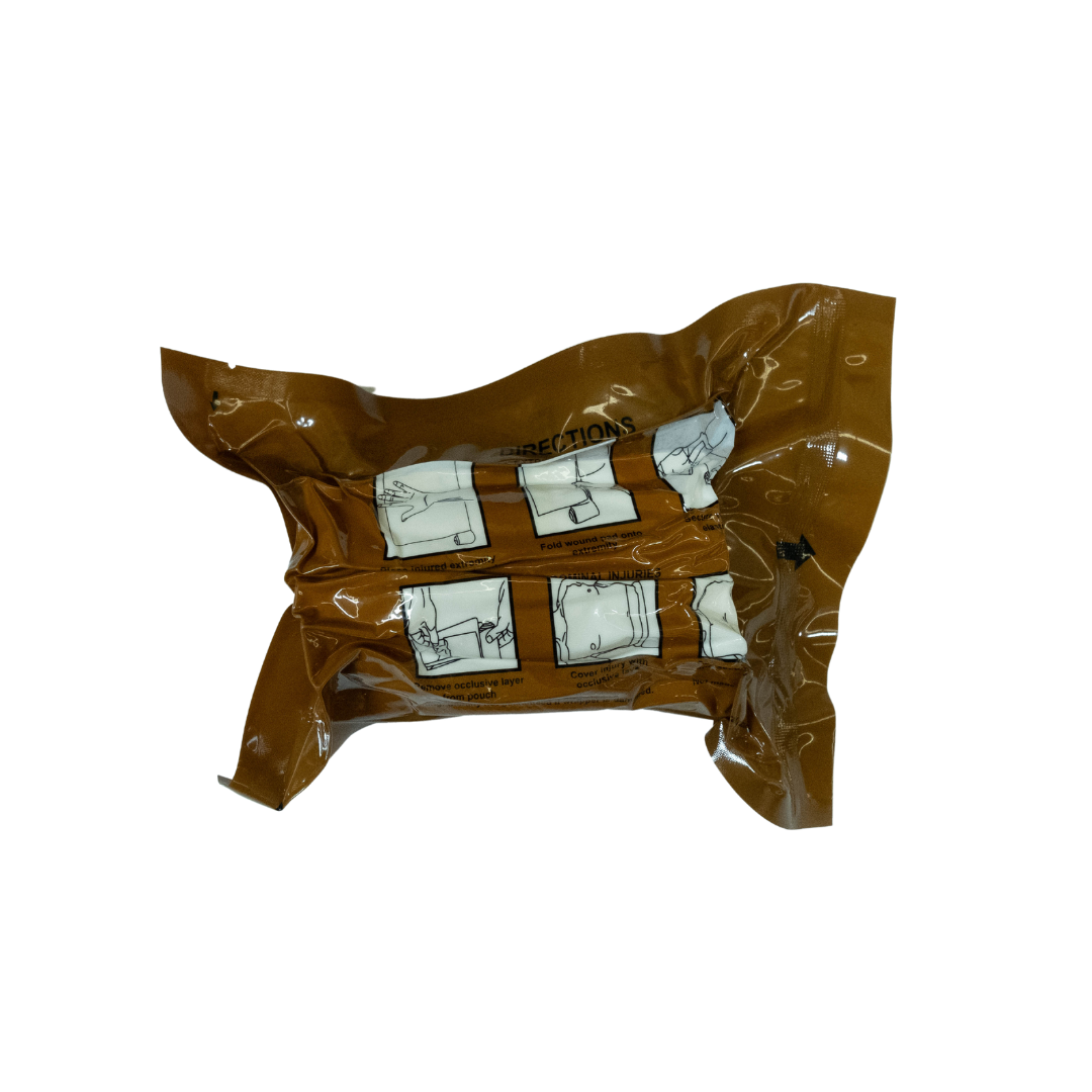 The BLAST Bandage in brown packaging - back with how to use diagrams