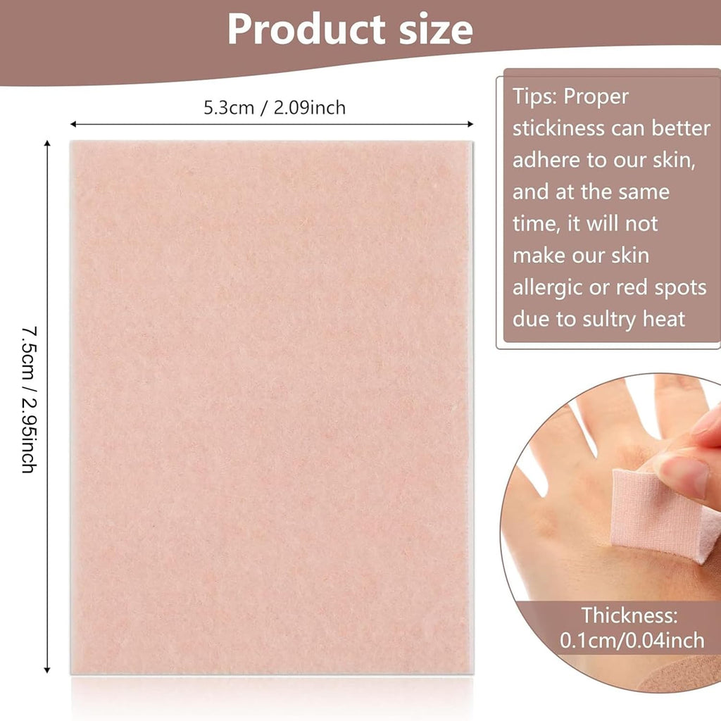Product size chart with dimensions and a close-up of a Moleskin.